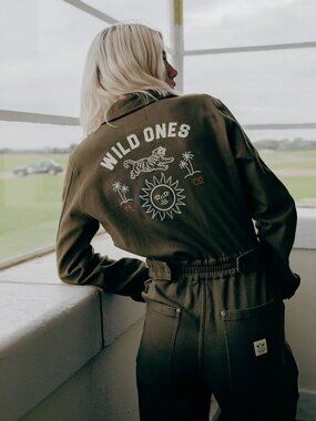 P&CO Wild Ones Boilersuit - UK 6 / XS / Olive